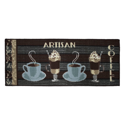 kitchen rug runners wayfair washable area textured artisan loop coffee